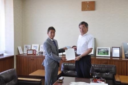 写真：小田急交通南多摩株式会社と災害時応援協定締結式の様子