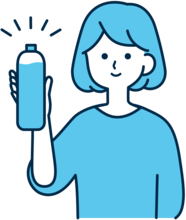 マイボトルを持つ人