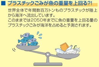 プラスチックごみが魚の重量を上回る？！
