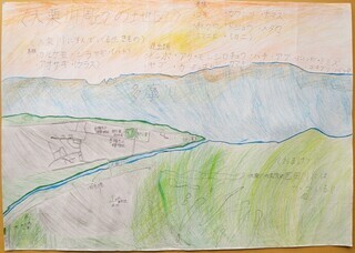 写真：大栗川周辺の地図