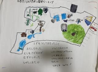 写真：多摩市鶴牧西公園むしマップ