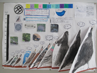 写真：こんにちは　とりさんたち