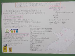 写真：小型充電式電池をリサイクルしよう