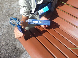 写真：表面温度計測の様子7