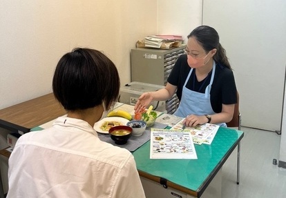 写真：健康相談の様子