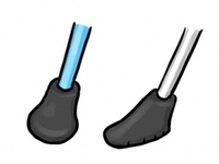 ウォーキングポールイラスト