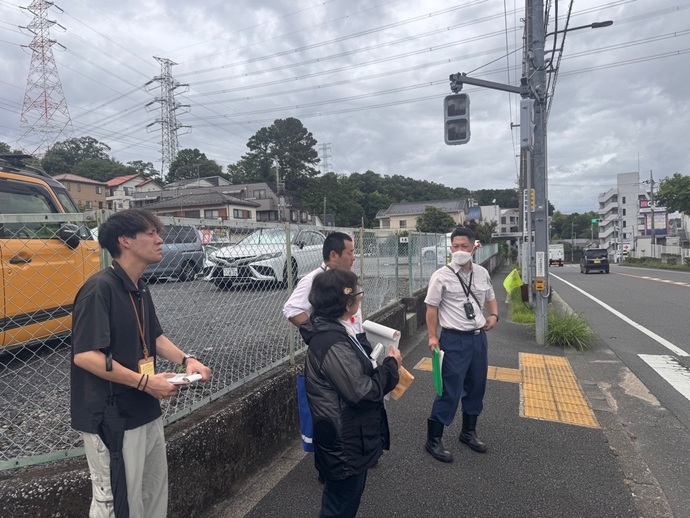 写真：令和7年度の合同安全点検の様子