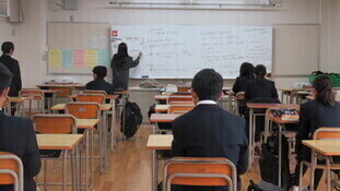 写真：面接練習の様子