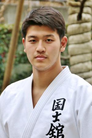 写真：飯田健太郎選手（柔道男子100キロ級）近影