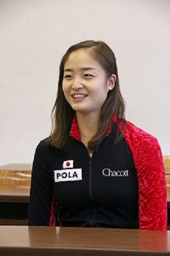 写真：皆川夏穂選手（新体操）近影