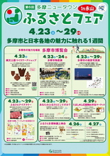 写真：第6回多摩ニュータウン ふるさとフェア in 永山のチラシ