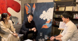 写真:関戸から夜更かしの様子