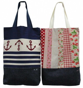 写真：講習会で作成した手提げバック