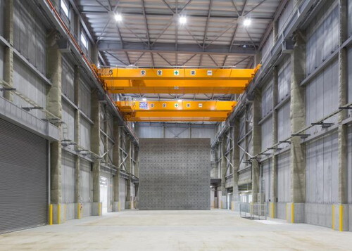 写真：多目的実験棟の内部の様子