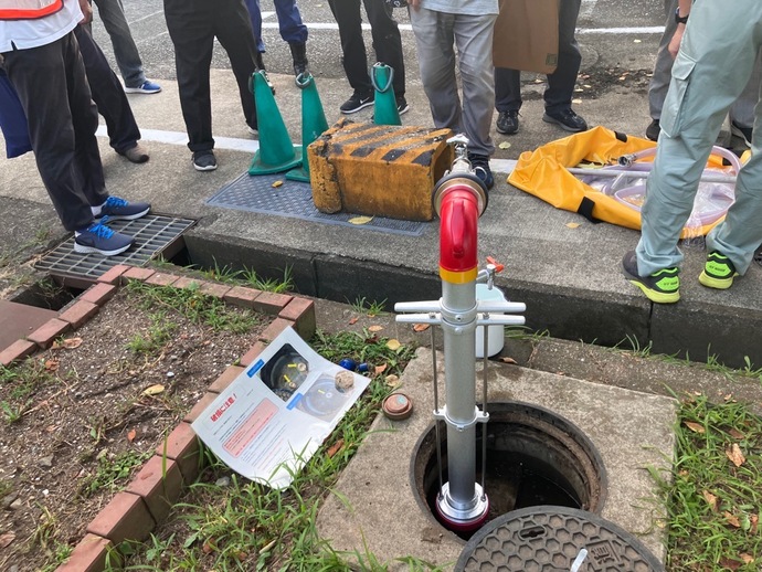 写真：応急給水栓