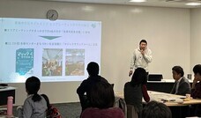 写真:協創講座&若者会議ワークショップ 合同会社MichiLab高野代表がお話しする様子