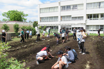 写真：作業する様子