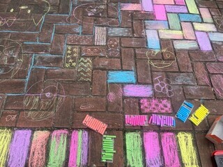 チョークアート