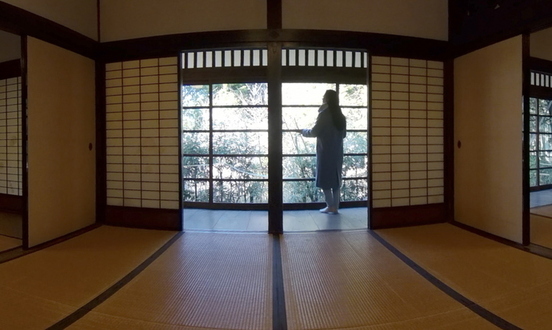 旧富沢家撮影風景