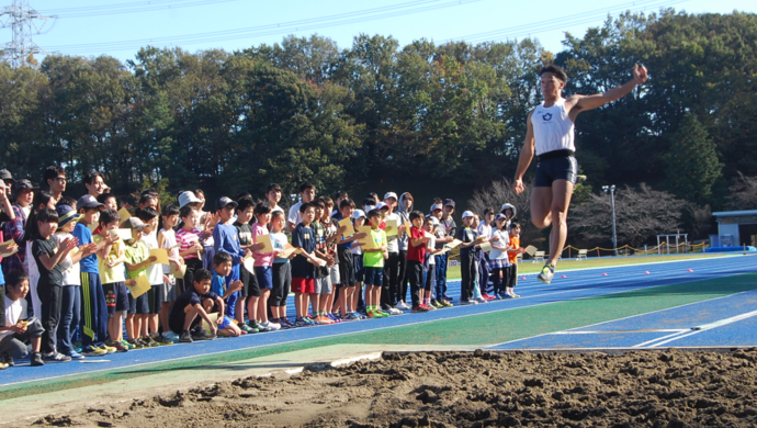 陸上教室の様子1