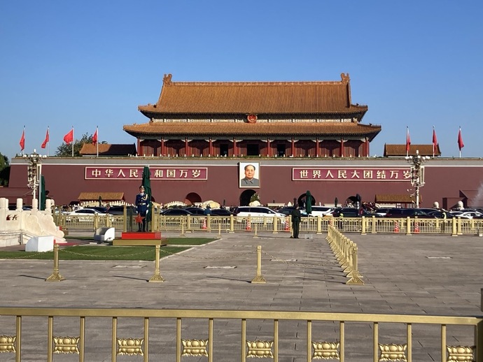 写真：天安門広場