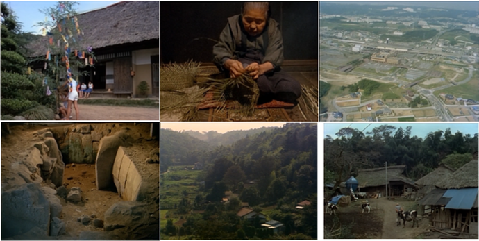 文化財記録映像の場面を紹介した画像