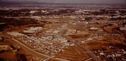 造成中の多摩センター周辺