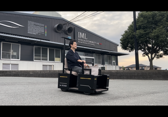 自動走行モビリティの写真