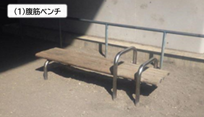 向ノ岡大橋公園の健康遊具