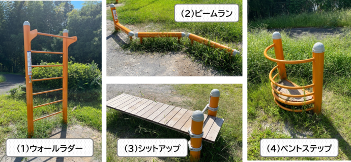 落合南公園の健康遊具