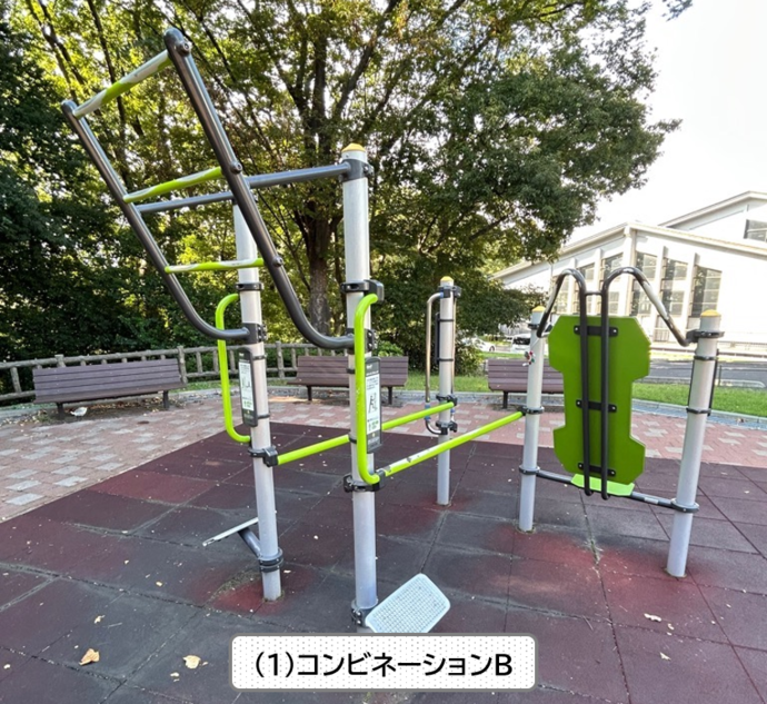 多摩東公園の健康遊具