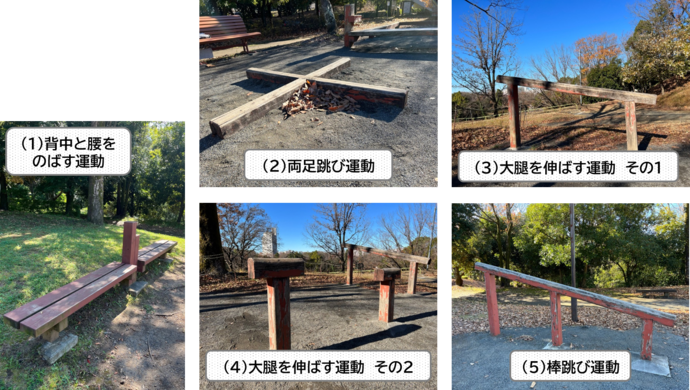 豊ヶ丘南公園の健康遊具