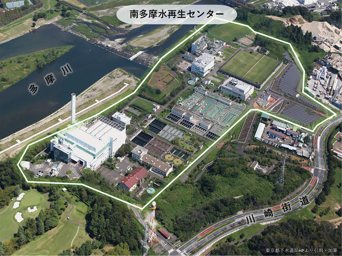 写真：南多摩水再生センター