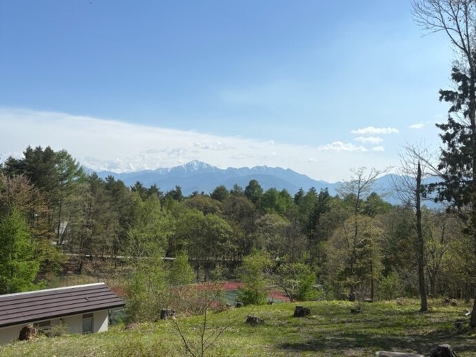 八ヶ岳少年自然の家からの景観
