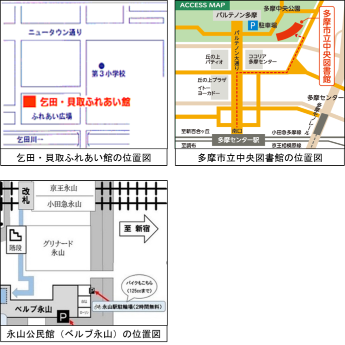 説明会会場の位置図