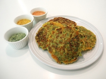 まるごとブロッコリーのチジミ