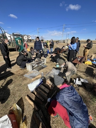 写真：焚き火イメージ