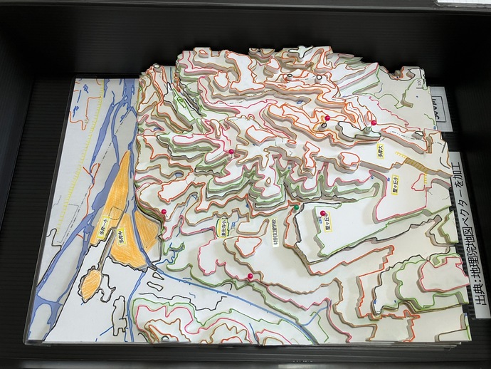 連光寺周辺の高低差と三角点 ~立体地図で見る多摩丘陵北端部~