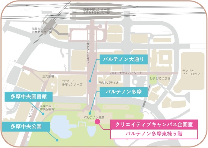 多摩センターマップ