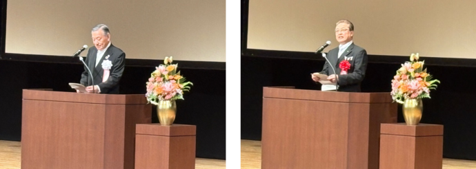 市長式辞と議長祝辞