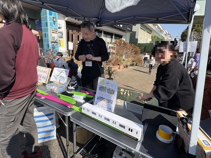 写真:子どもマルシェで出店している様子